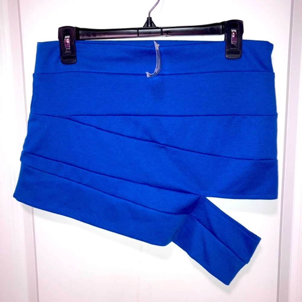 Foreign Exchange Blue Mini Skirt